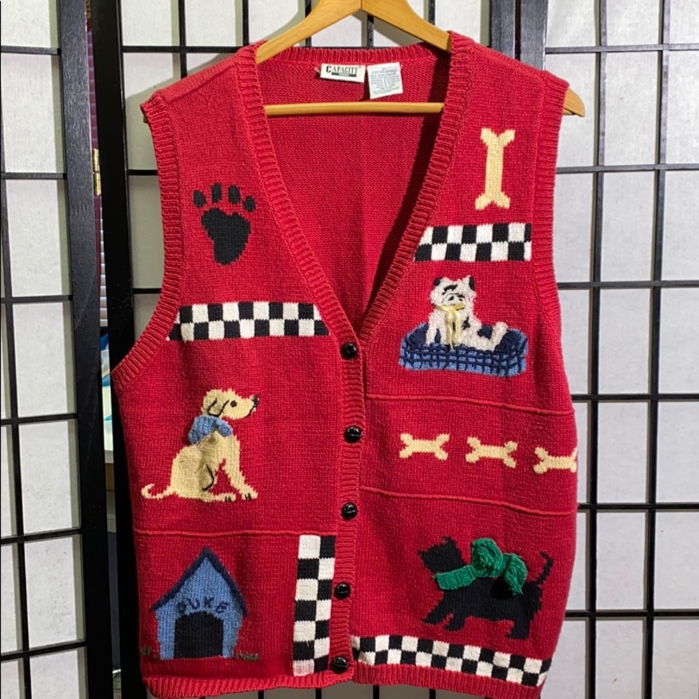 Capacity Doggie Sweater Vest Size 2X